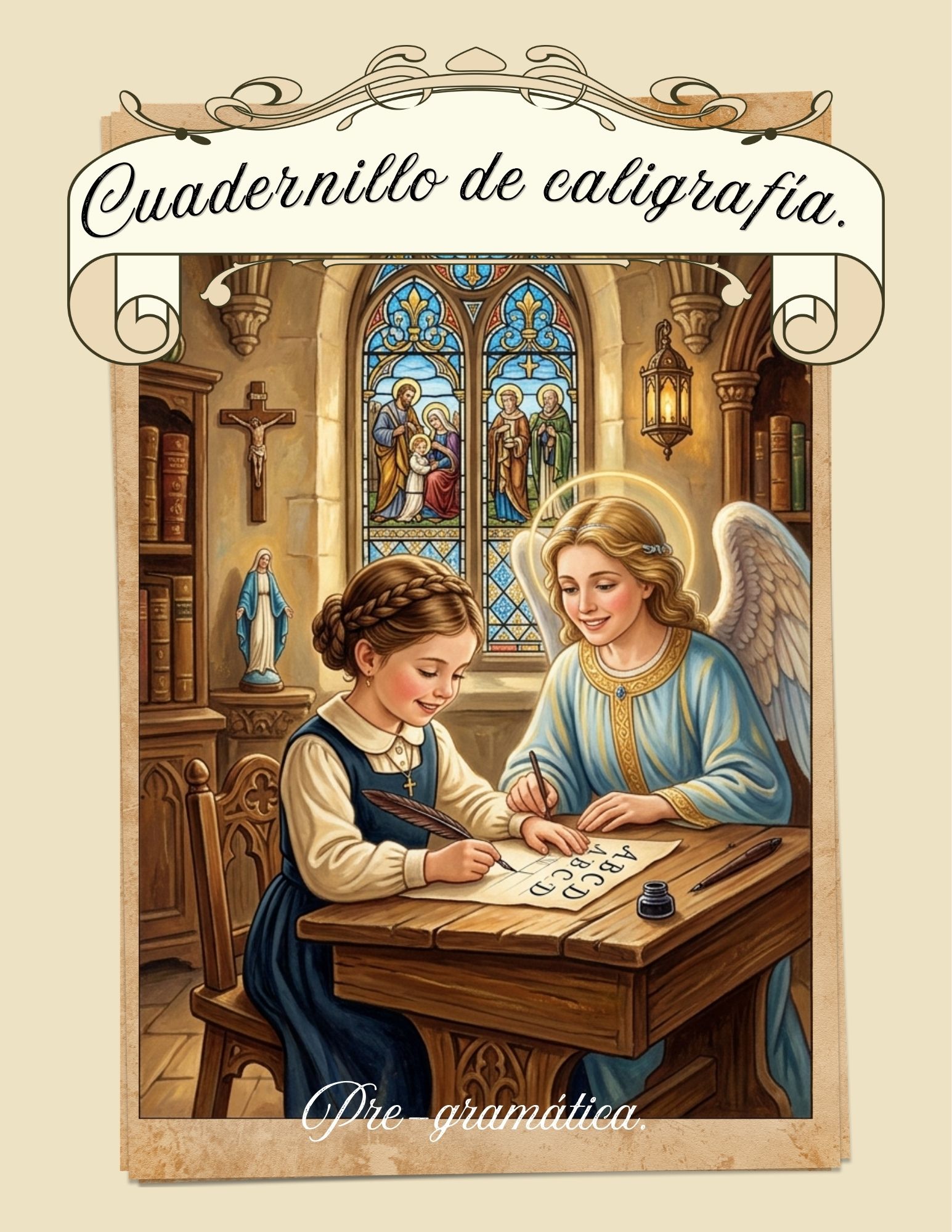 Cuadernillo de Caligrafía Católica - Como Retoños de Olivo