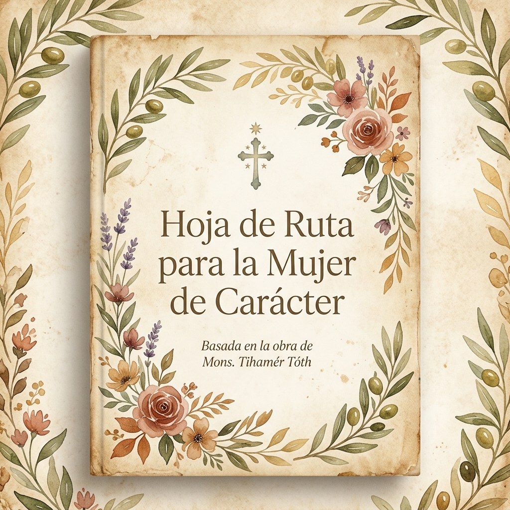 Portada de Hoja de Ruta para la Mujer de Carácter - Como Retoños de Olivo